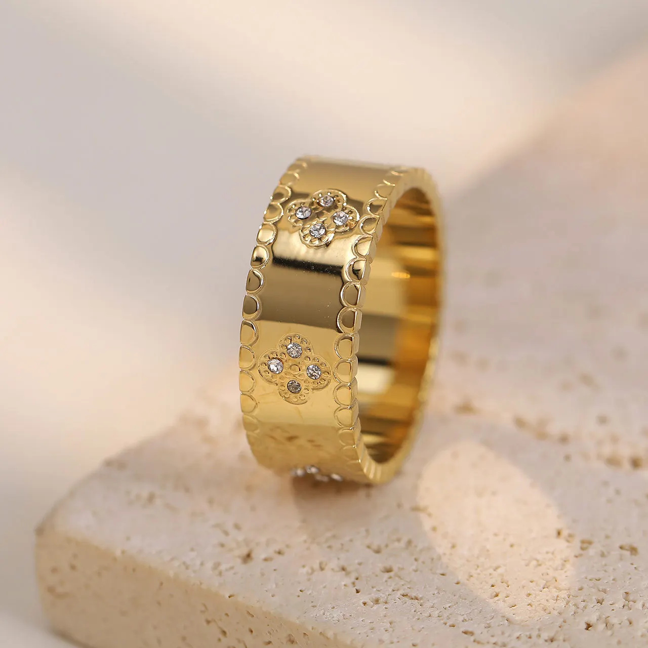 Новинка модное простое гладкое кольцо из нержавеющей стали для женщин и мужчин