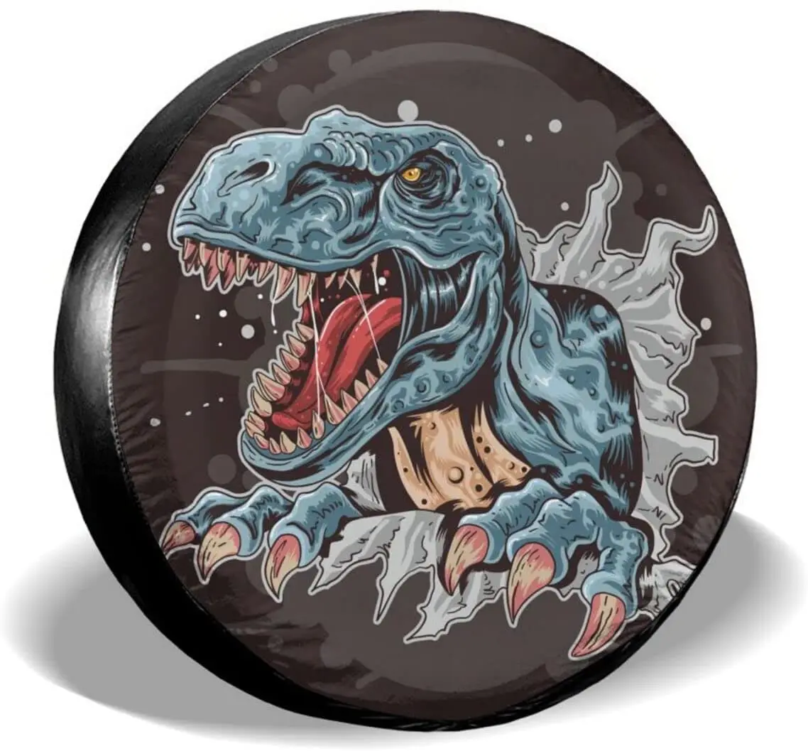 

Dinosaur Spare Tire Cover 14" 15" 16" 17" Inch Wheel Protectors Waterproof Dust-Proof Uv Sun