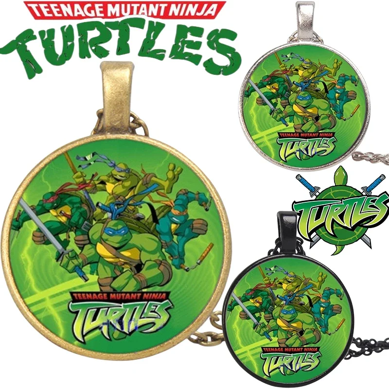 Ожерелье с подвеской в виде черепашек-ниндзя