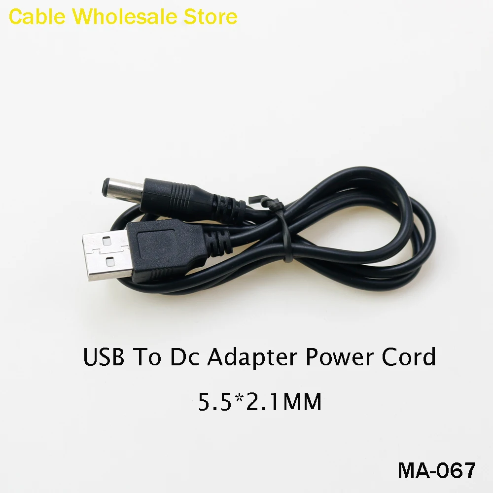 

5.5*2.1MM USB To DC 3.5MM Power Wire DC Power Plug USB 5V Charger Power Line Barrel Power Cable Quick Connection For MP3/MP4