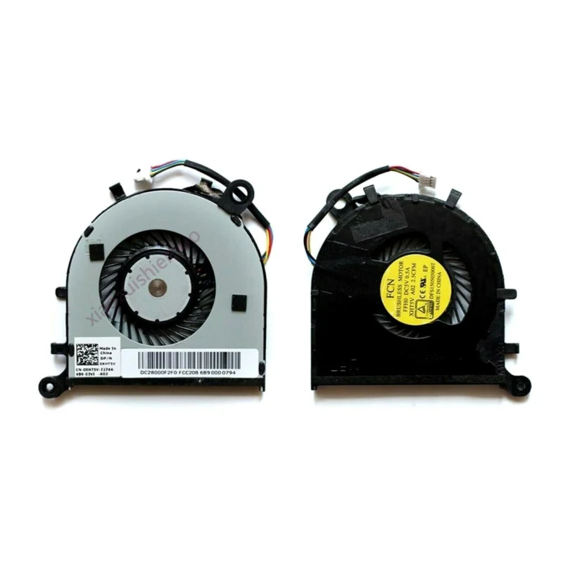 Новый вентилятор процессора для Dell XPS 13 9343 9350 9360 9530 L321X P54G XHT5V DC28000F2F0 4-контактный