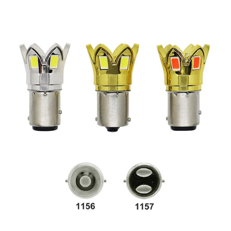 

1PC 1156 1157 Car Light Electroplated Surface Lamp Bulb Auto Turn Signal Reverse Parking Light