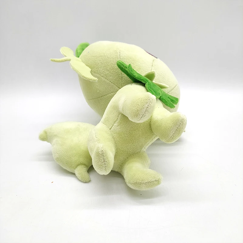 Новая плюшевая Зеленая кошка Takara Tomy Pokemon sprigatito в виде листьев игрушка игра