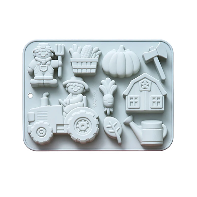 

Форма для шоколада KuZHEN 9 ячеек фермерский стиль