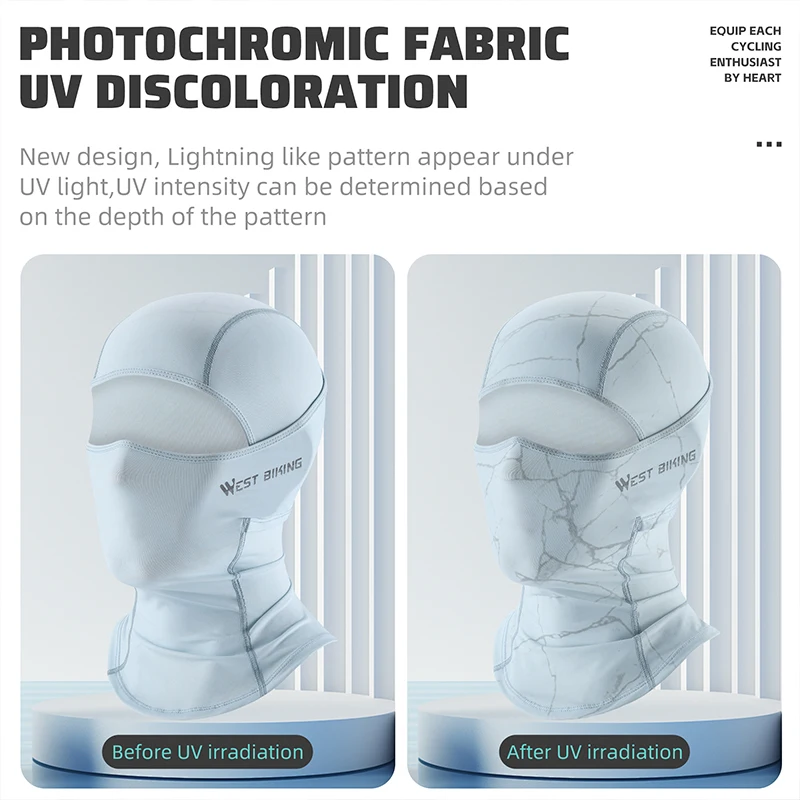 Женская летняя велосипедная Балаклава маска UPF50 с защитой от ультрафиолета