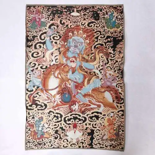 

36-дюймовая тибетская ткань, шелковая катетка, тара Гуаньинь кванин, танга, фото