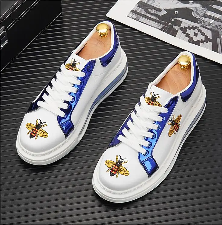 

Мужские кожаные туфли, модные брендовые лоферы, кроссовки в стиле хип-хоп, без шнуровки, обувь для свадьбы, плоская подошва