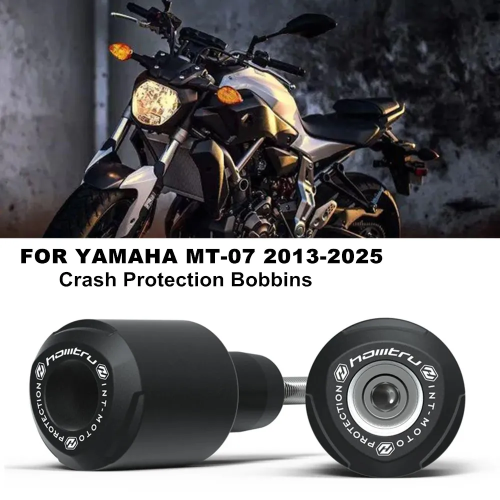 MT07 слайдер рамы защита от столкновений для YAMAHA MT-07 MT 07 SP 2013-2025 падения мотоцикла