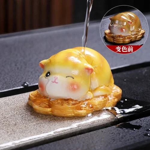 

Мультяшный чайный котик Yuanbao Zhaocai