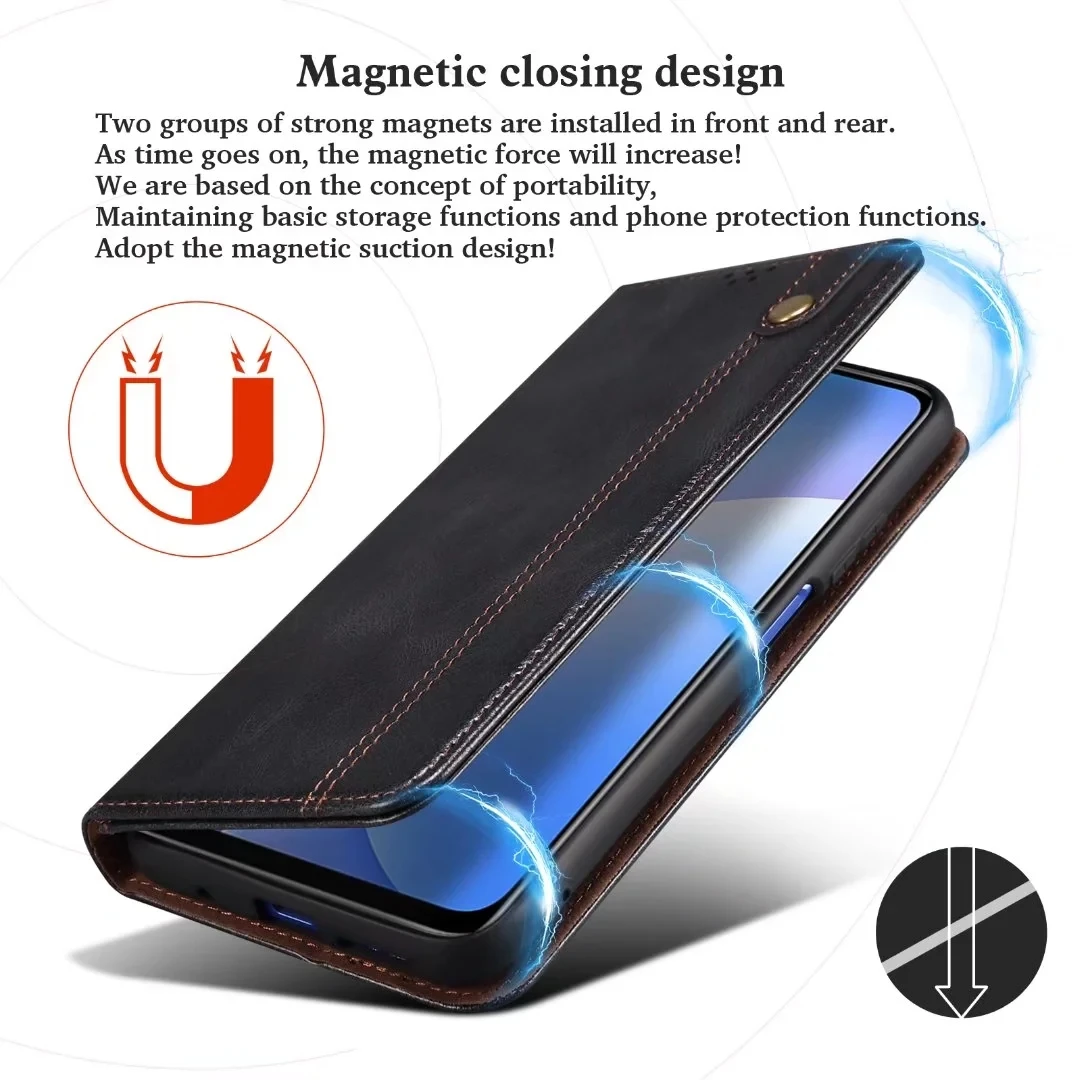 Роскошный чехол Crazy Horse для телефона Xiaomi Mi 11 11T Lite 12 12X 10i 11i 5G Poco X3 GT F3 NFC M3 M4 Pro
