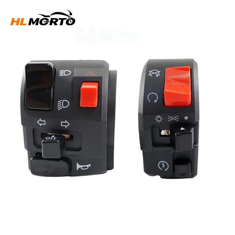 

Нерегулируемый переключатель поворота для мотоцикла, 22 мм, 7/8 дюйма, фара ближнего и дальнего света для 110cc-600cc