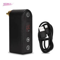 mini led protable display wireless tattoo power supply battery pack dcrac power supply for rotary tattoo pen 2000mah