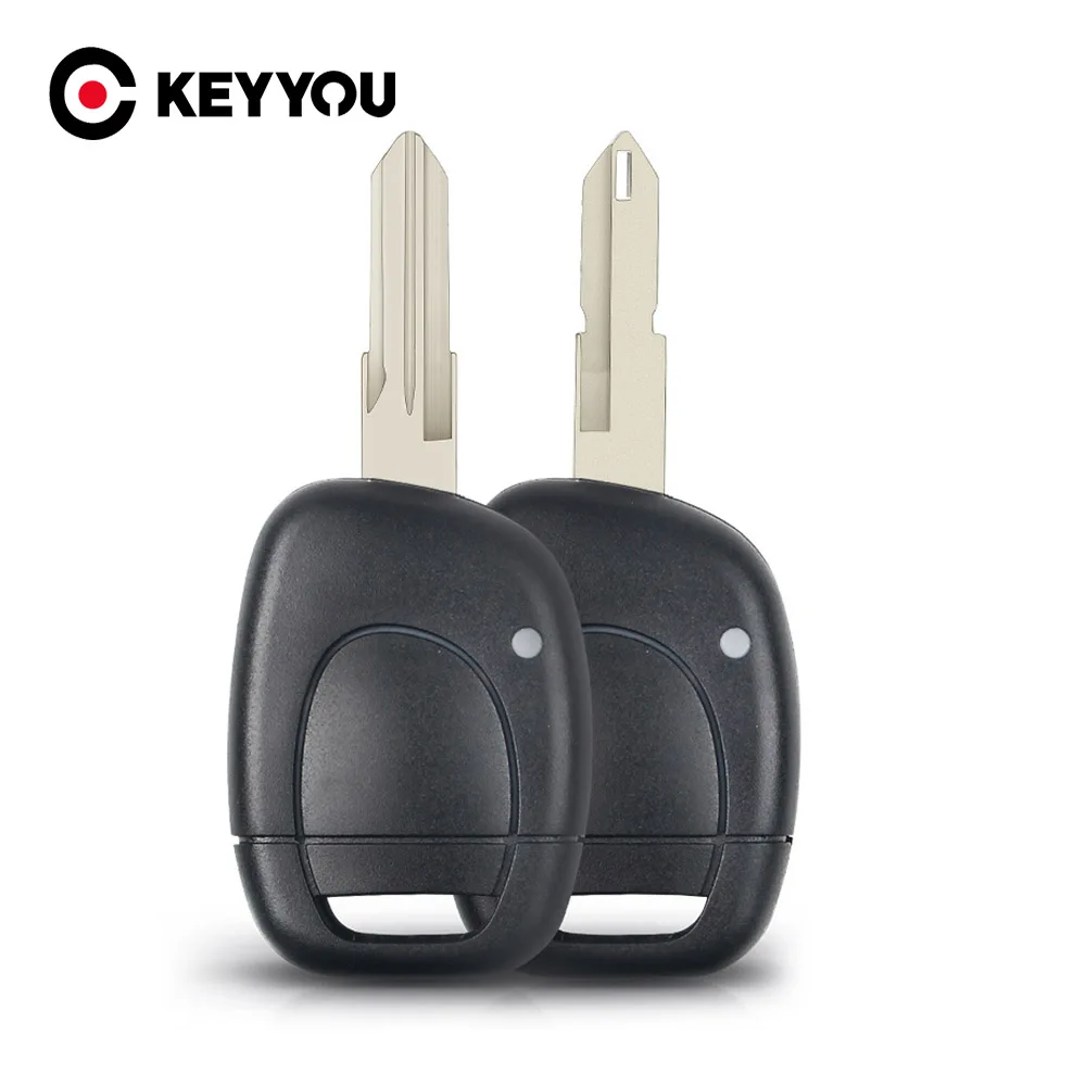 

KEYYOU 10pcs Remote Car Key Case Shell For Renault Clio II 2001-2008 Symbol 2011 Kangoo 2002-2004 NE72 VAC102 No Battery Holder