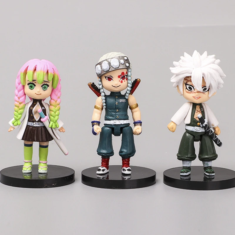 

Demon Slayer Figure Kanroji Mitsuri Himejima Kyoumei Rengu Kyoju PVC Action Figure Anime Model Toys Doll Character Ornaments