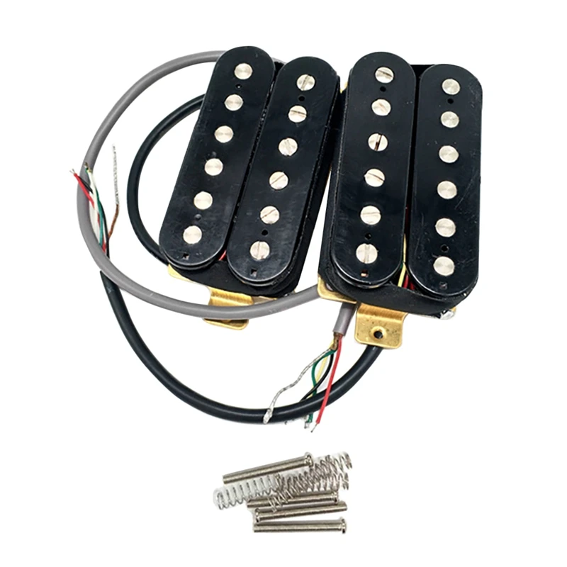 

Electric Guitar Neck and Bridge Pickup Set Double Coil Humbucker Pickups for Electric Guitar Pickup Replacement