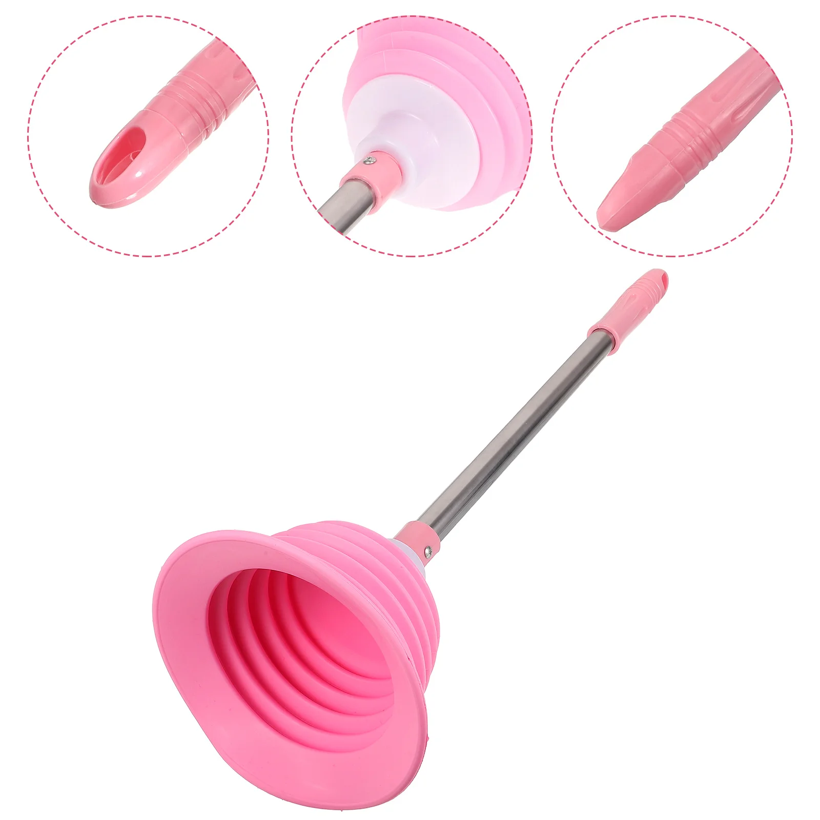 

Clearer Plunger Sink Drain Unclogger Bathroom Accessory Tool Shower Toilet Pump