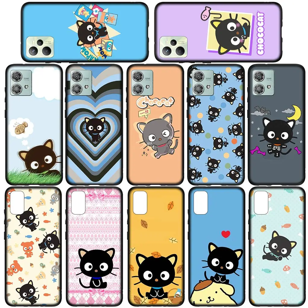 Chococat Choco cat Wallpaper Silicone Coque Phone Cover for Xiaomi Redmi Note 9 8 11 Pro 4G 5G 9S 11S 9A 9C NFC 9T 8A Soft Case