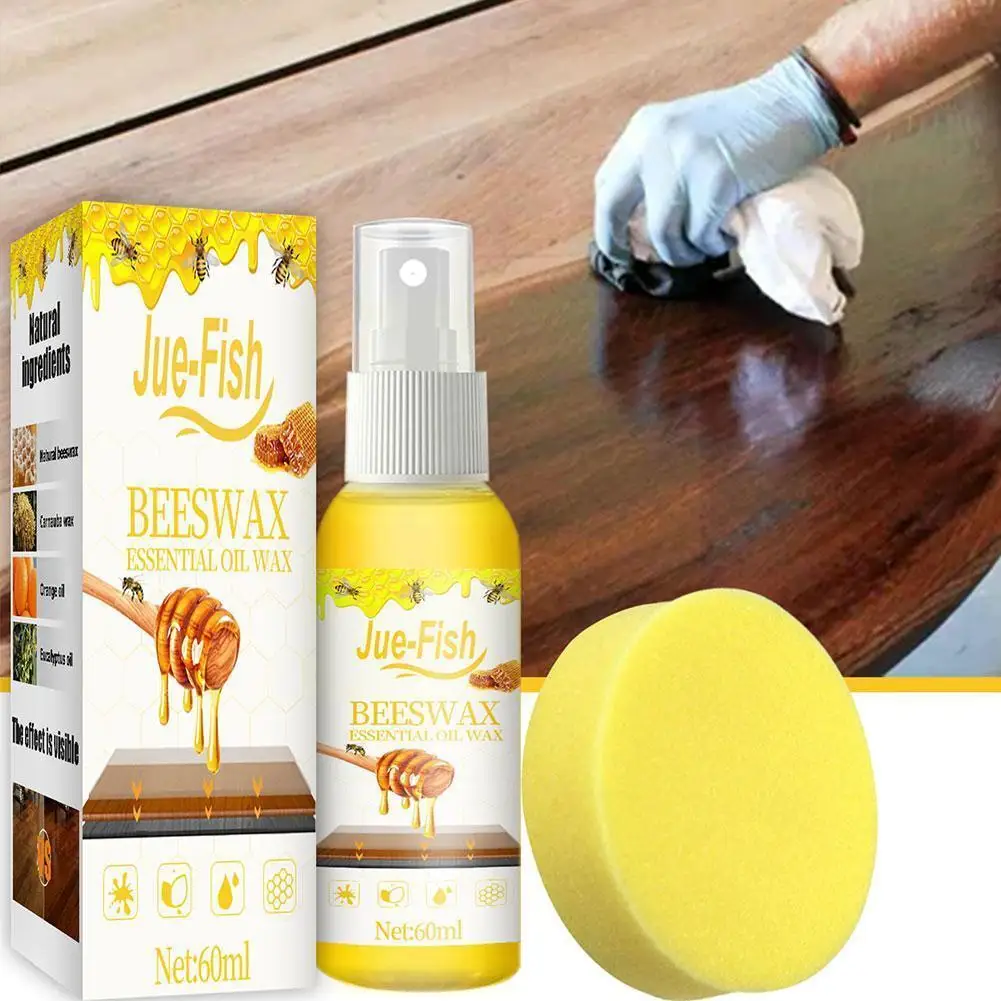 

1 шт. 60 мл мебель Ce полировка Beewax спрей дерево уплотнение We-стойкий камень Спрей очиститель обслуживания воск водонепроницаемый S9i1
