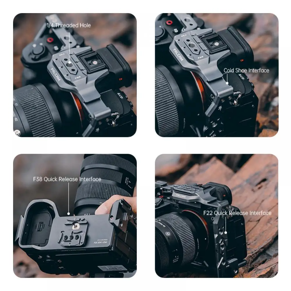 FALCAM 2823 Быстросъемная клетка для камеры Sony FX3 с системой быстросъемки F22 и F38