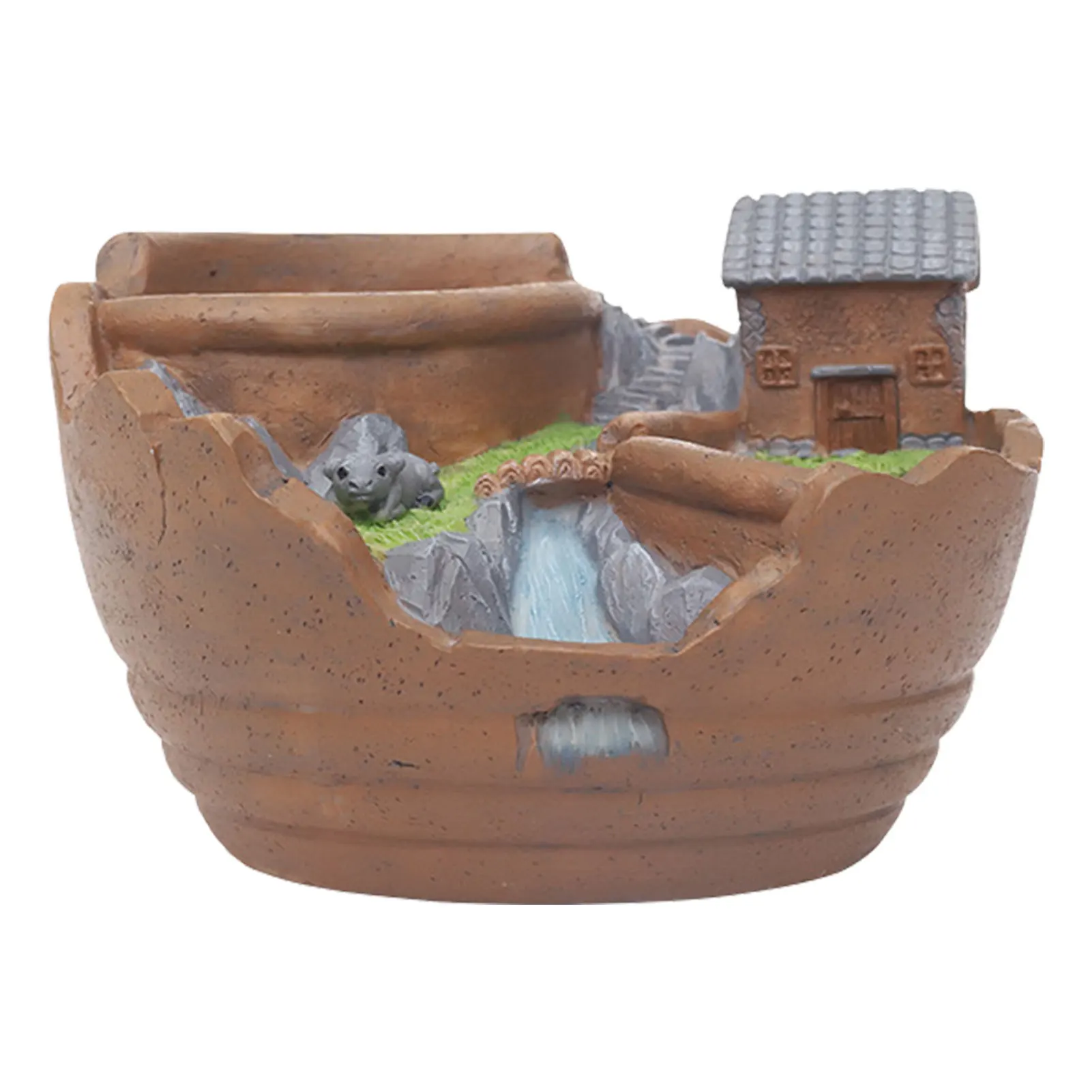 

Innovative Succulent Flower Pot Creative Sky Garden Succulent Flower Pot Pastoral Style Distressed Design Succulent Flower Pot