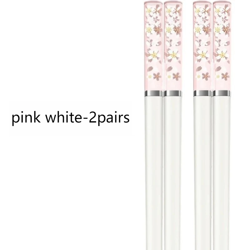 

Японские палочки для еды из сплава янтаря с цветком вишни