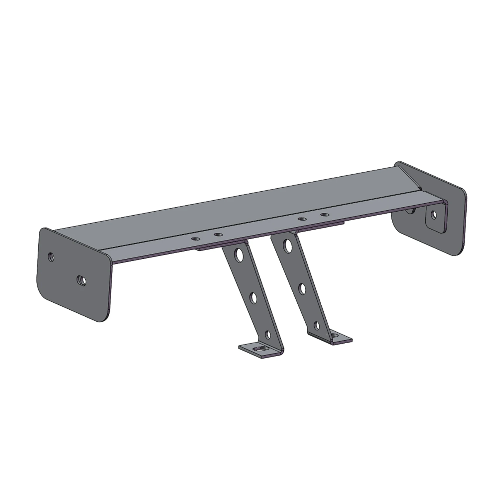 1/10 RC автомобиль Алюминиевый сплав задний спойлер для Tamiya TT-01 TT02 HSP 94123 HPI на дороге