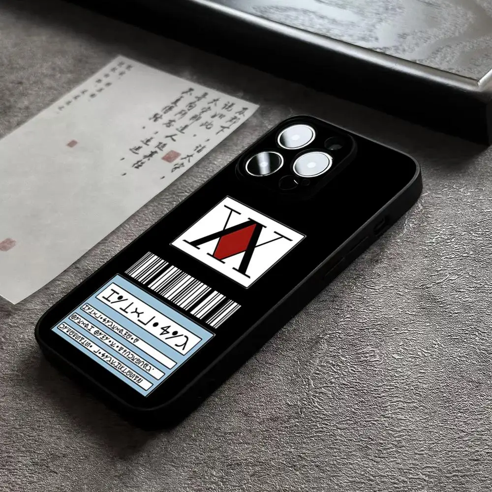 Чехол для телефона Hxh Hunter x hunter силиконовый чехол с лицензией на 15 Pro Max iphone 14 12 Plus 13