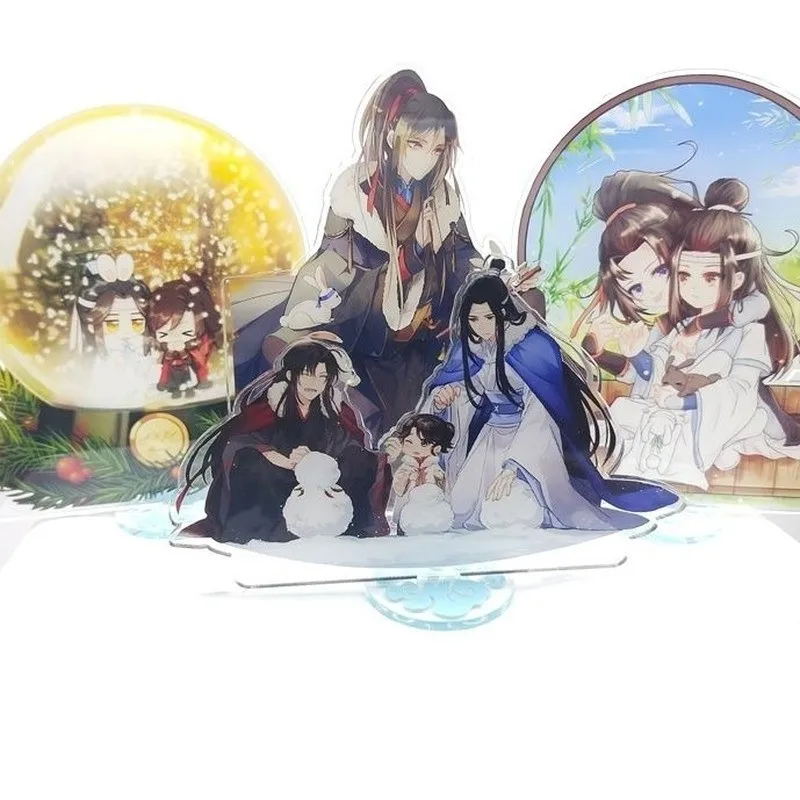 

Игрушечные фигурки Mo Dao Zu Shi Lan Wangji Wei Wuxian Аниме фигурки для вечерние стенд модель пластина знак Поклонники подарок ювелирные изделия игрушка ...