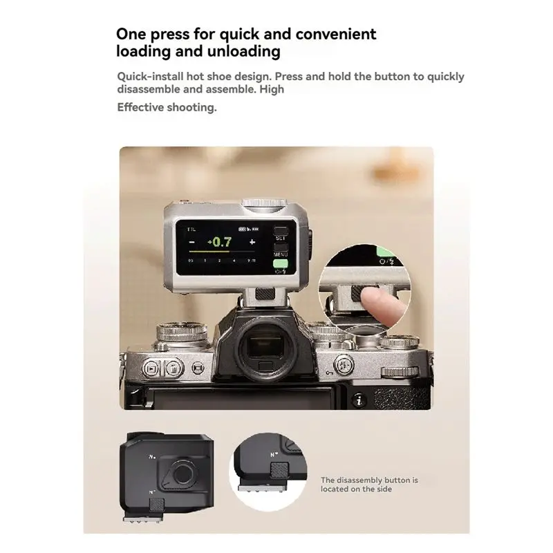 Фото T23C It30pro TTL-вспышка с высокоскоростной синхронизацией 1/8000S, беспроводная связь 2.4 ГГц, 2.8-дюймовый сенсорный экран для профессиональной фотографии, для Fuji A №5