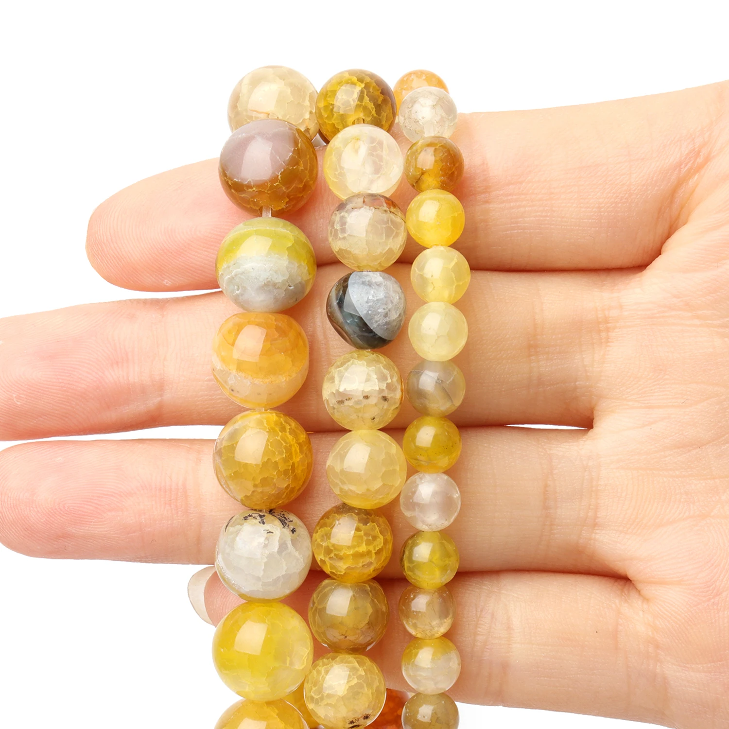 

Бусины из натурального камня, 6/8/10 мм