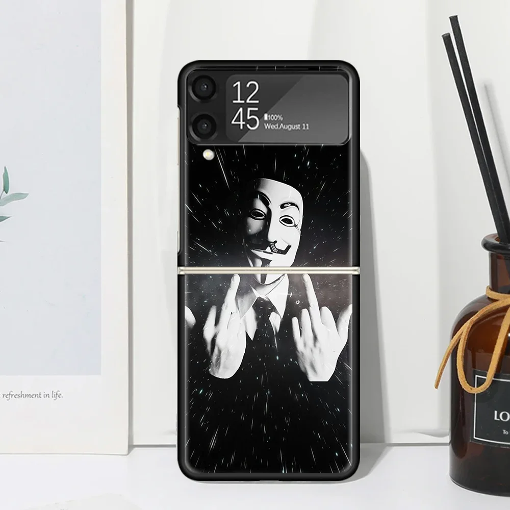Чехол для телефона с V-образной маской Samsung Galaxy Z Flip Zflip 6 Flip6 5 Flip5 4 Flip4 3 Flip3