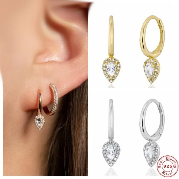 

Серебряные богемные уникальные серьги в форме сердца S925, женские модные украшения, трендовые серьги в том же стиле, подарки