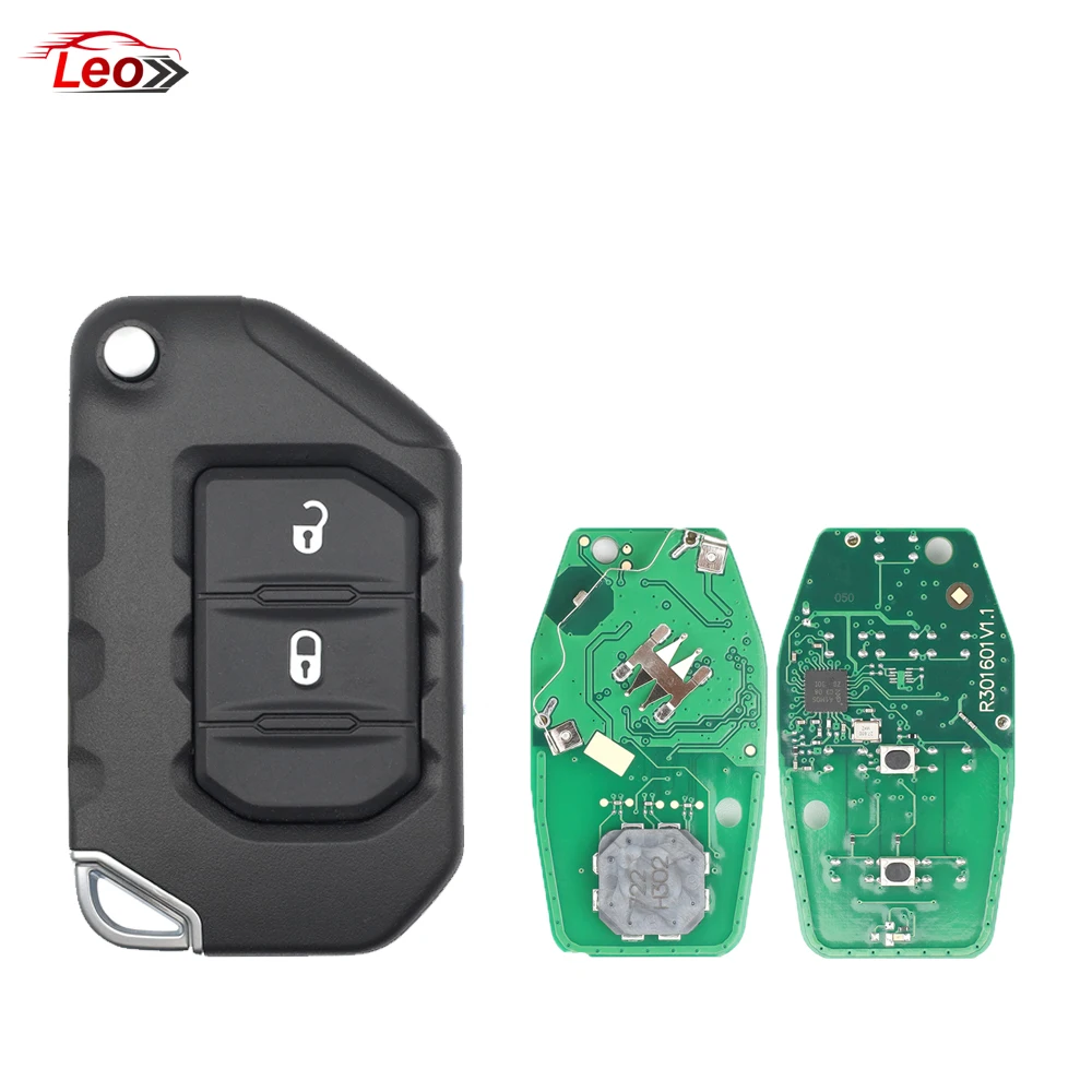 

Лео для JEEP Chrysler Wrangler 2018 2019 OHT1130261 68416784AA 433 МГц 4A чип смарт-ключ