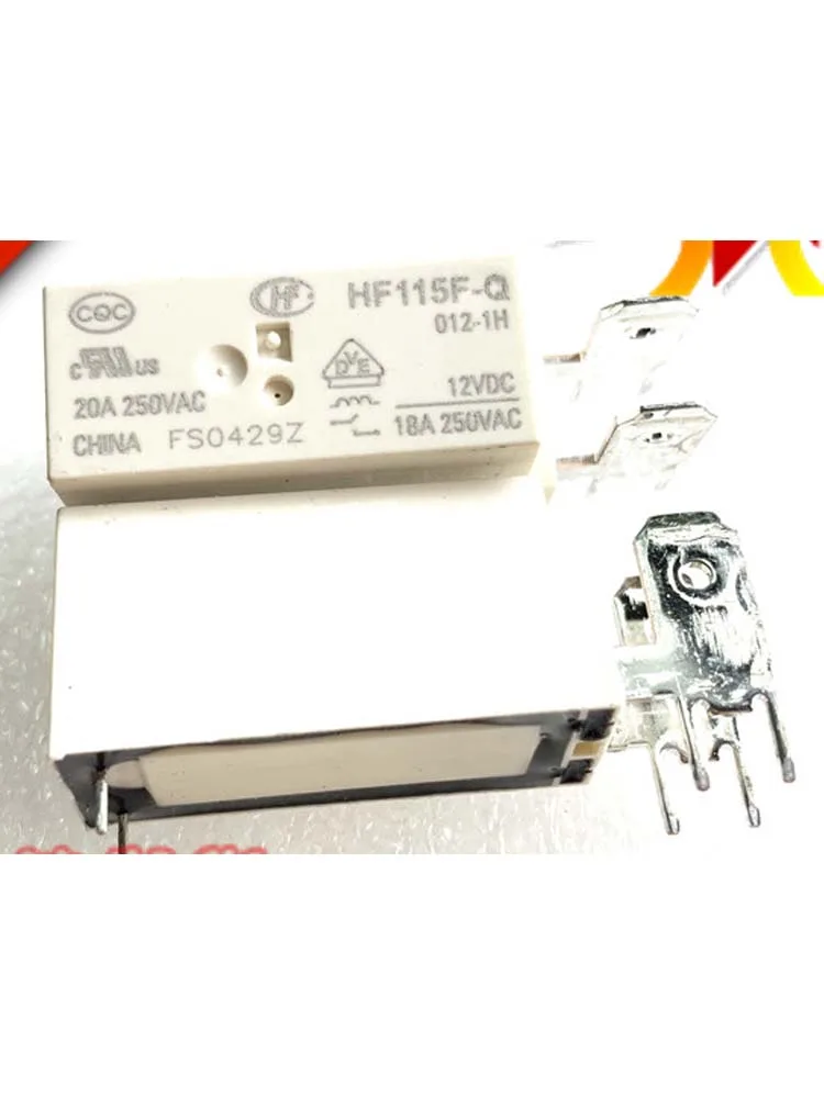 

2 шт. 12 В реле HF115F-Q 012-1H 12 В постоянного тока 20 А 4 контакта