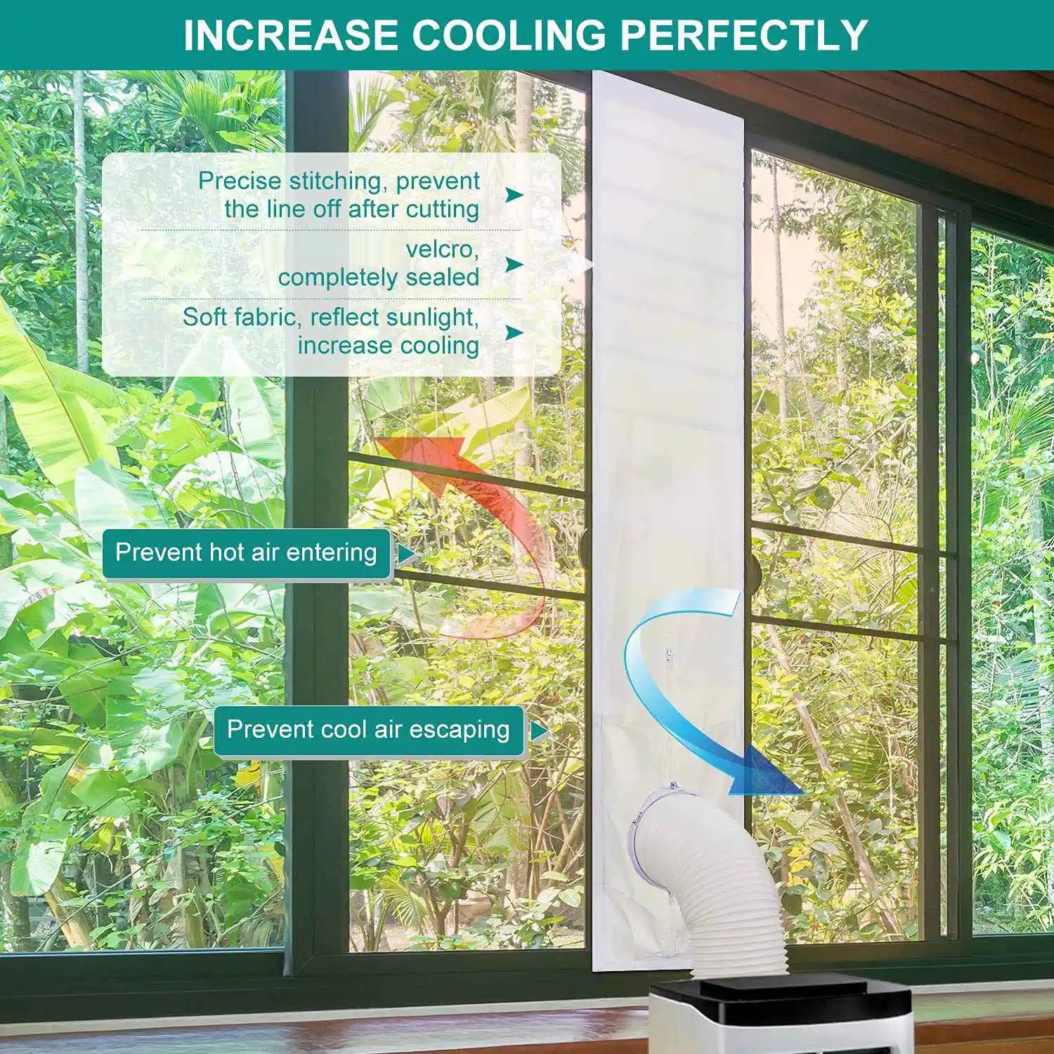 Детали портативного кондиционера-Комплект окон для окна переменного