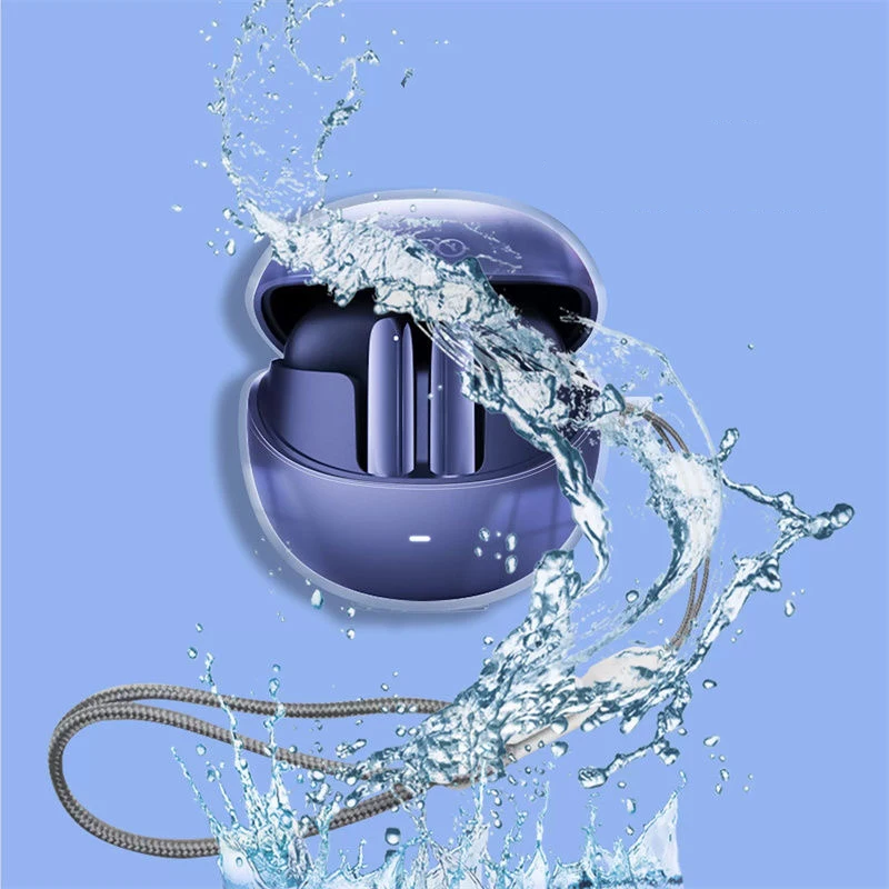 Фото Прозрачный защитный чехол из ТПУ для беспроводных наушников QCY MeloBuds Pro, пылезащитный противоударный корпус, мягкий чехол №3