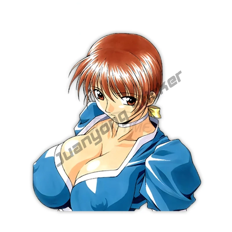 

Битые или живые Kasumi сексуальные милые аниме девушка наклейка Waifu Peeker большая голова Наклейка Обложка царапины Декор KK13x13cm