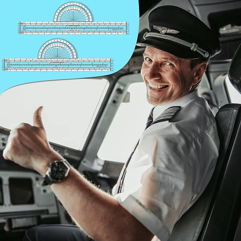 2-пакетный плоттер инструмент для плотков авиационный WAC диаграммы воздушной