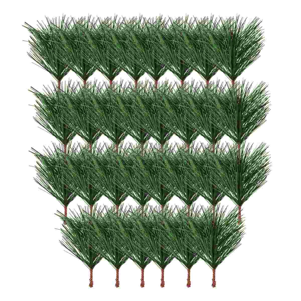 

Pine Branches Christmas Picks Artificialgarland Fake Wreath Greenery Branchstems Treesupplies Realistic Artificialpine Twigs