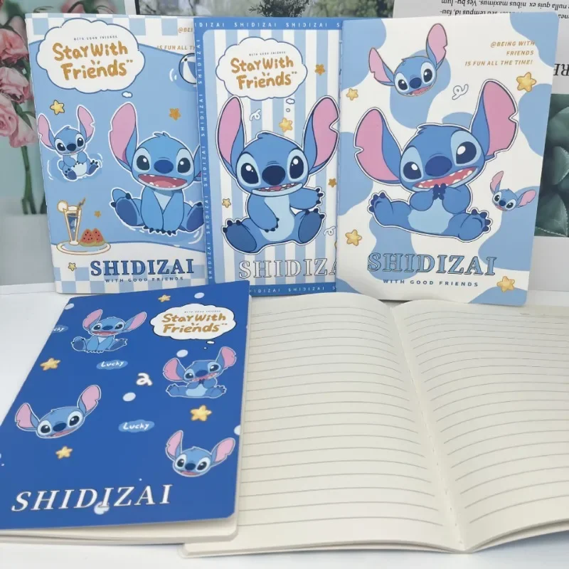 Блокнот Disney Stitch милый мультфильм аниме Kawaii портативная книга на катушке блокнот