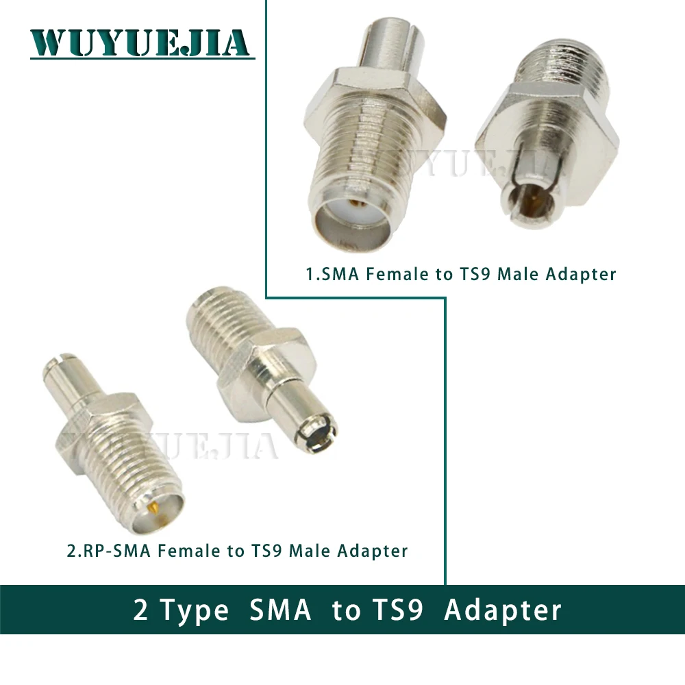 

2 шт./партия, прямой разъем SMA в TS9 «папа»