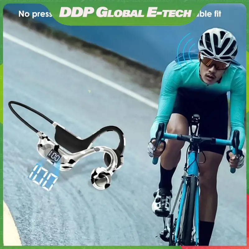 

10m Hifi Stereo Soun Sport Earphones bluetooth-compatible Support To Insert Memory Card Stereo Audio Bone Conduction Headphone