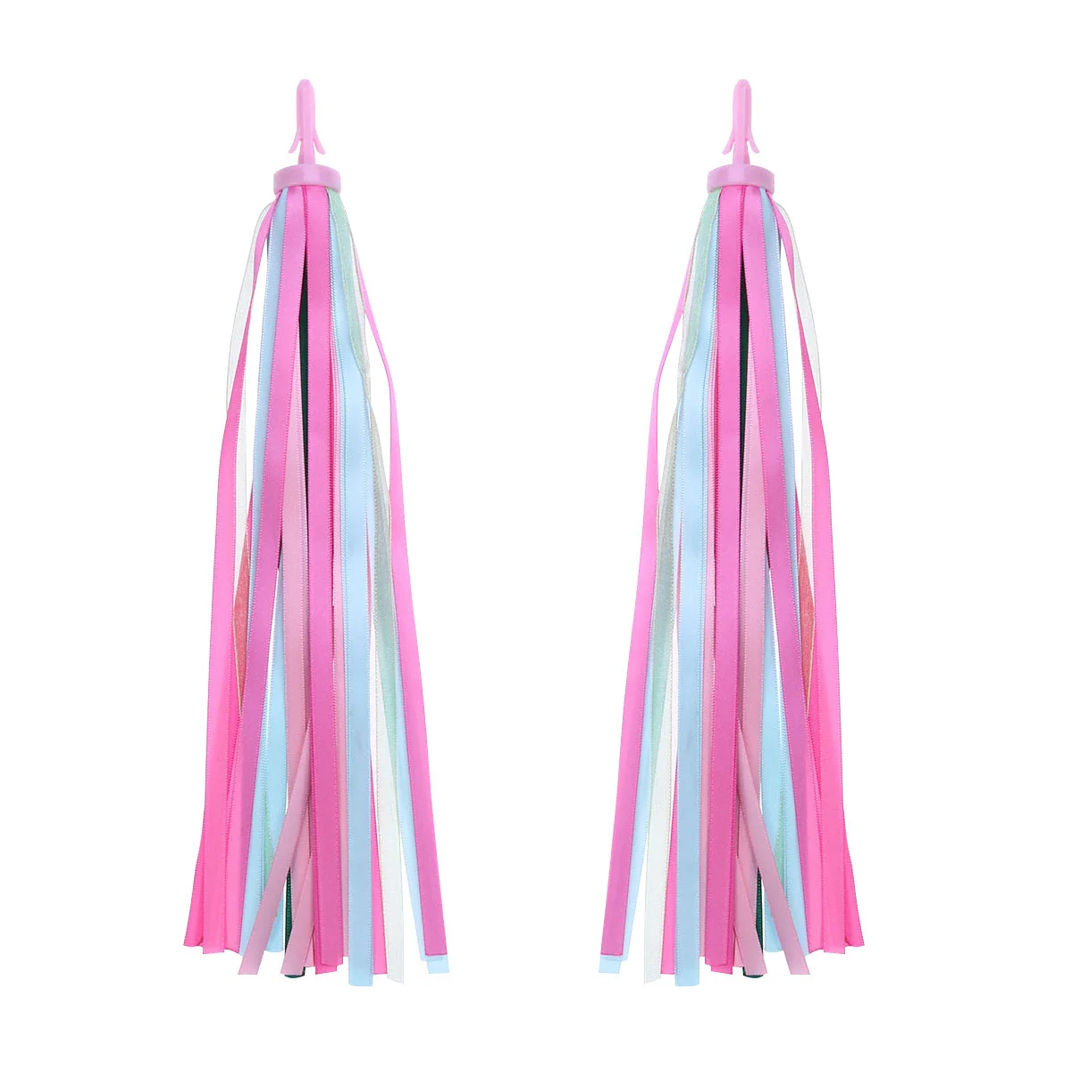 

2 Tassel Ribbons Easy Attach Beautiful Delicate Exquisite Motorbike Bike Handlebar Streamers Carrier Accessories Grips Ribbon