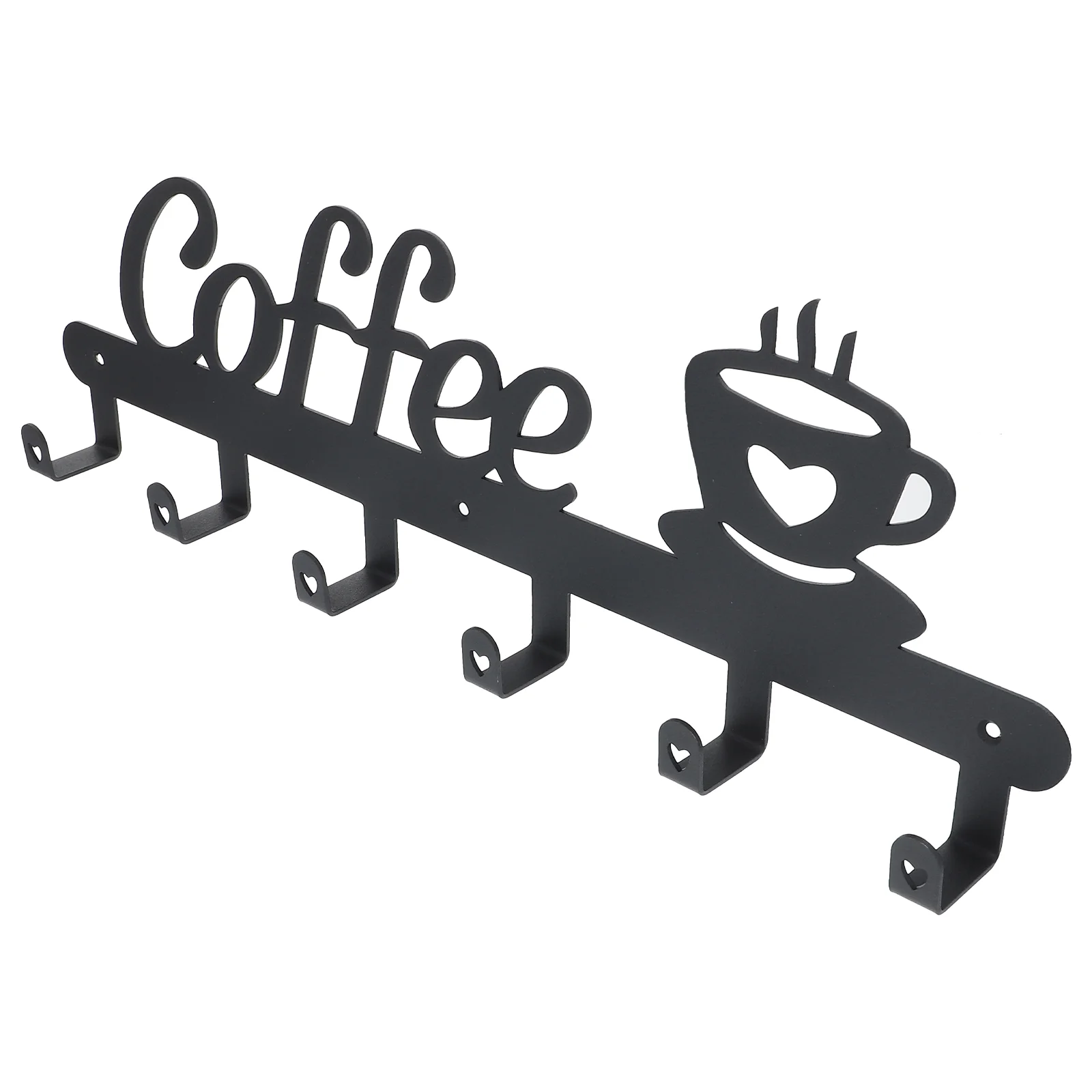 

1 Set Wall-mounted Mug Hangers Cups Mug Holder Organizer for Kitchen Home