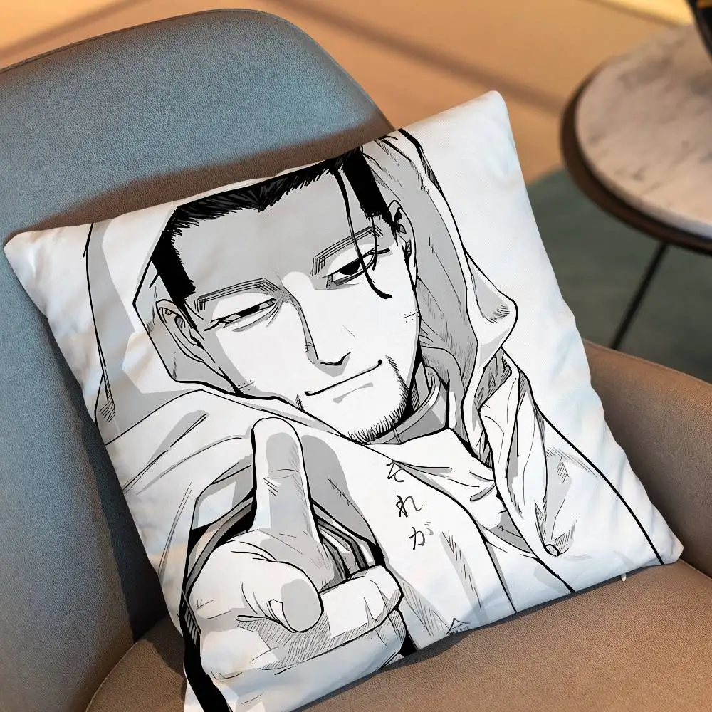 Фото Наволочка для подушки Hyakunosuke Ogata Golden Kamuy с 4K HD-печатью и разнообразными изысканными узорами №2