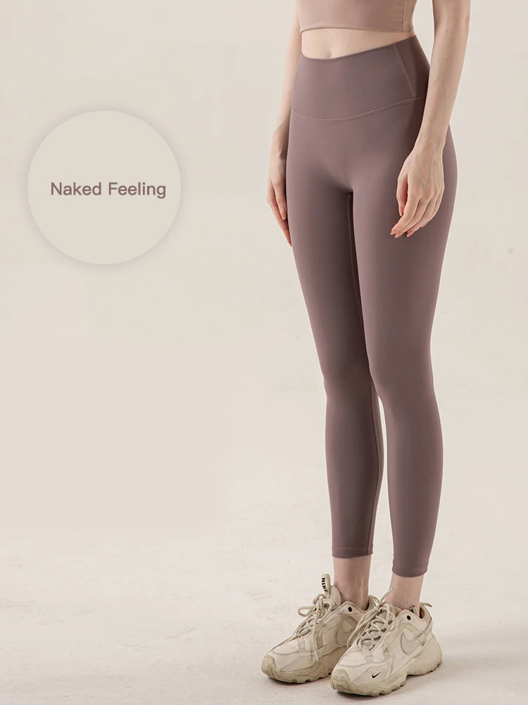 31 Colors Elastic Women Naked Feeling Leggings Sport Fitness Running Yoga Pants Quick Dry Gym Girl Push Up High Waist Leggings