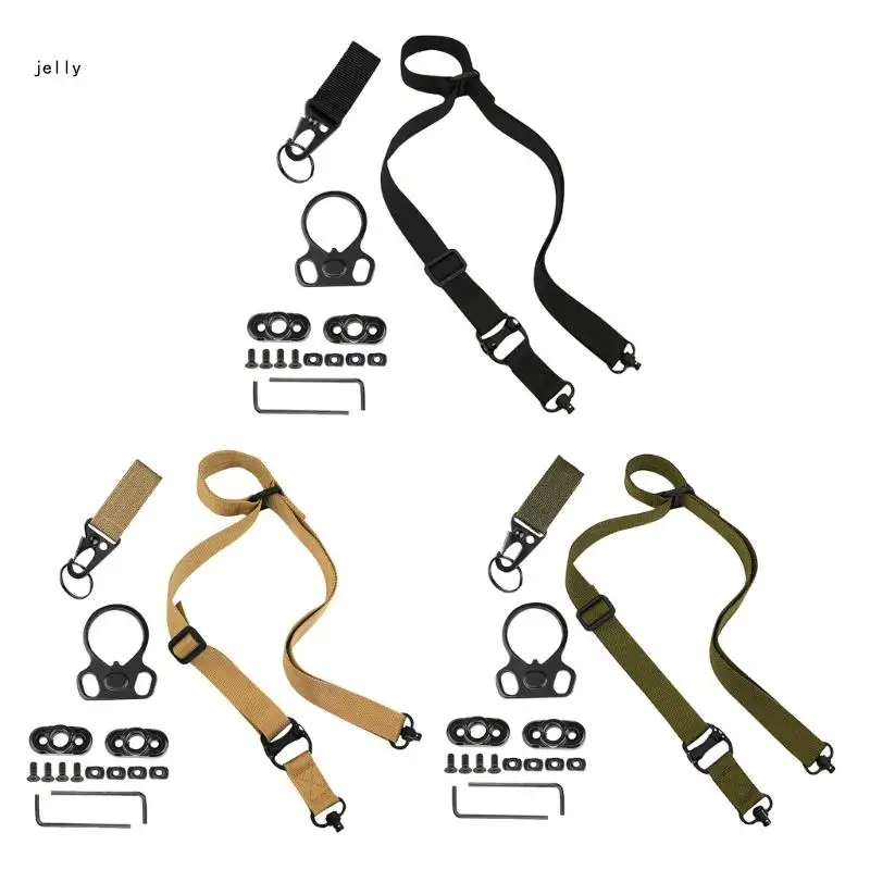 

448C 2 Point Sling Adjustable Nylon Shoulder Strap Multiple Use Guns Sling Strap Rope
