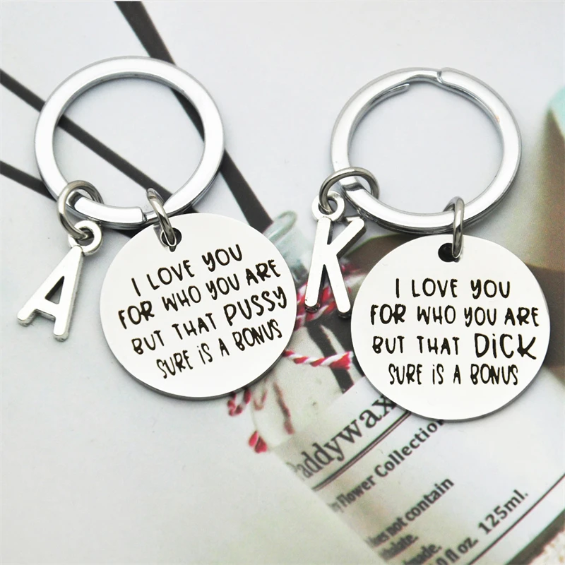 

I Love You Funny Keychain Gifts for Boyfriend Fiance Husband Anniversary Birthday Valentines Day Key Chain Gift DIY Decor