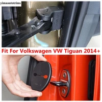 car door stop rust waterproof lock protective cover kit trim for vw volkswagen tiguan 2014 2022 auto plastic accessories