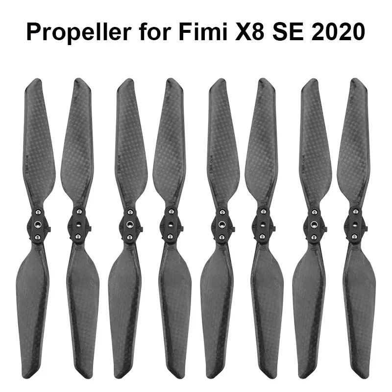 

for FIMI X8 SE X8SE 2020 Carbon Fiber Propeller Quick Release Folding Props Blade Spare Parts FIMI Drone Accessories